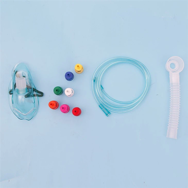 Maschera monouso in PVC ossigeno Venturi