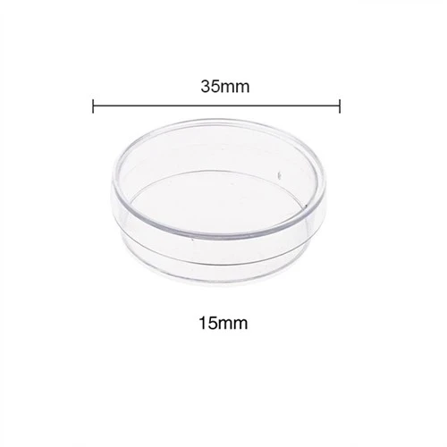 Piatto di Petri in plastica da laboratorio di diverse dimensioni 90 x 15 mm