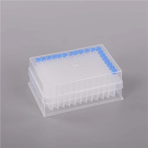 Provetta sterile per libreria di campioni con tappo blu