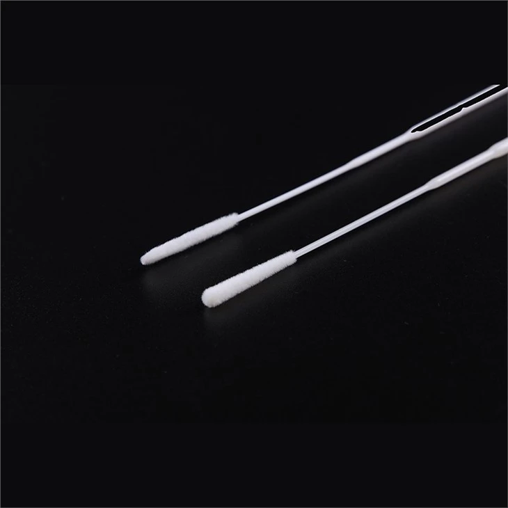 Sterile Individual Packing Nylon Nasopharyngeal Flocking Flocked Oral Nasal Swab